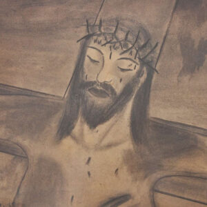 Djanira - Cristo, 1965. Carvão sem papel